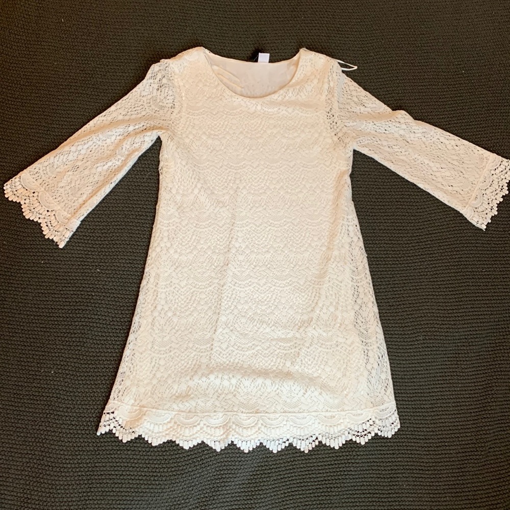 H&M White Lace Dress